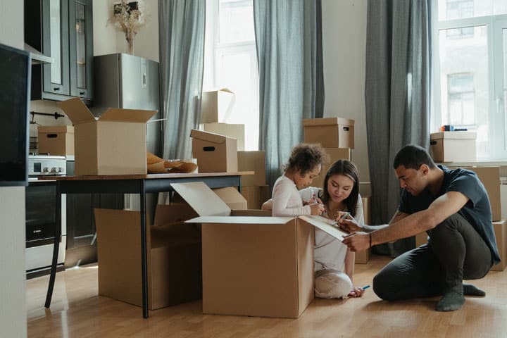 First Time Buyers Moving In