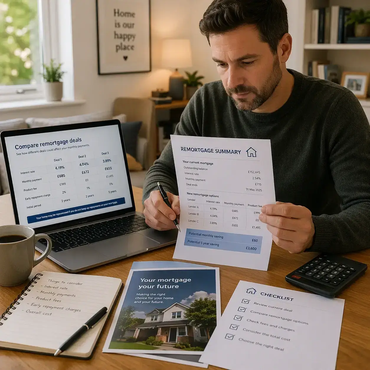 Remortgage timeline from deal review to completion