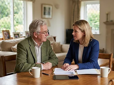 Older homeowners comparing whether equity release is unsuitable for their circumstances.